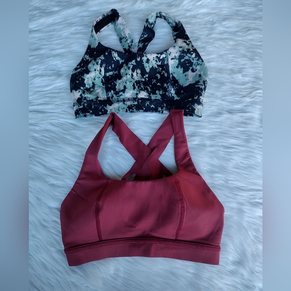 Lot of 2 Sweaty Betty Sports Bra Top  XS Yoga Workout - Picture 1 of 4